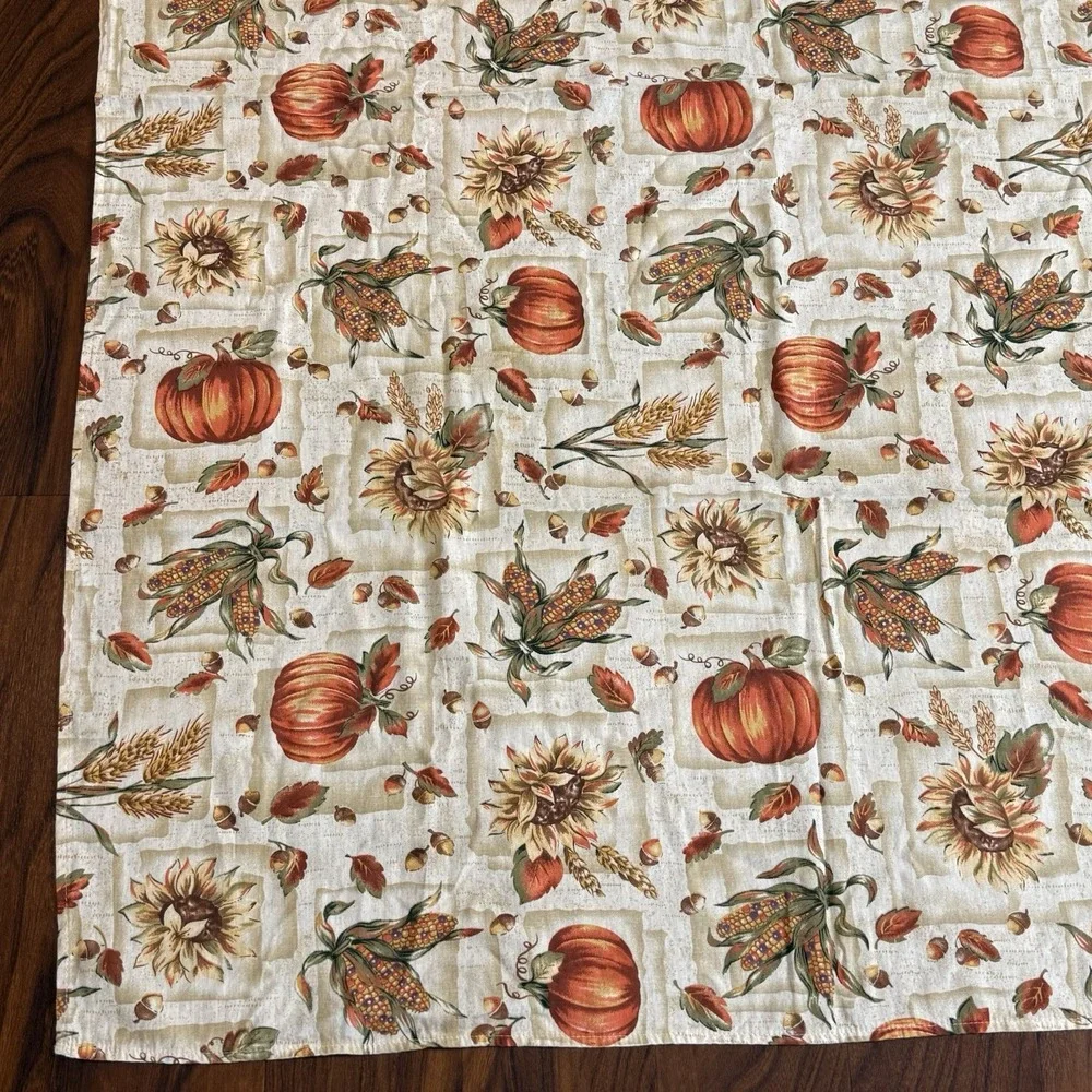 Harvest Fall Autumn Thanksgiving Cloth Tablecloth 51